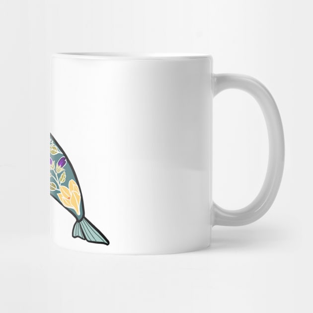 Floral Embellished Dolphin by CarrieBrose